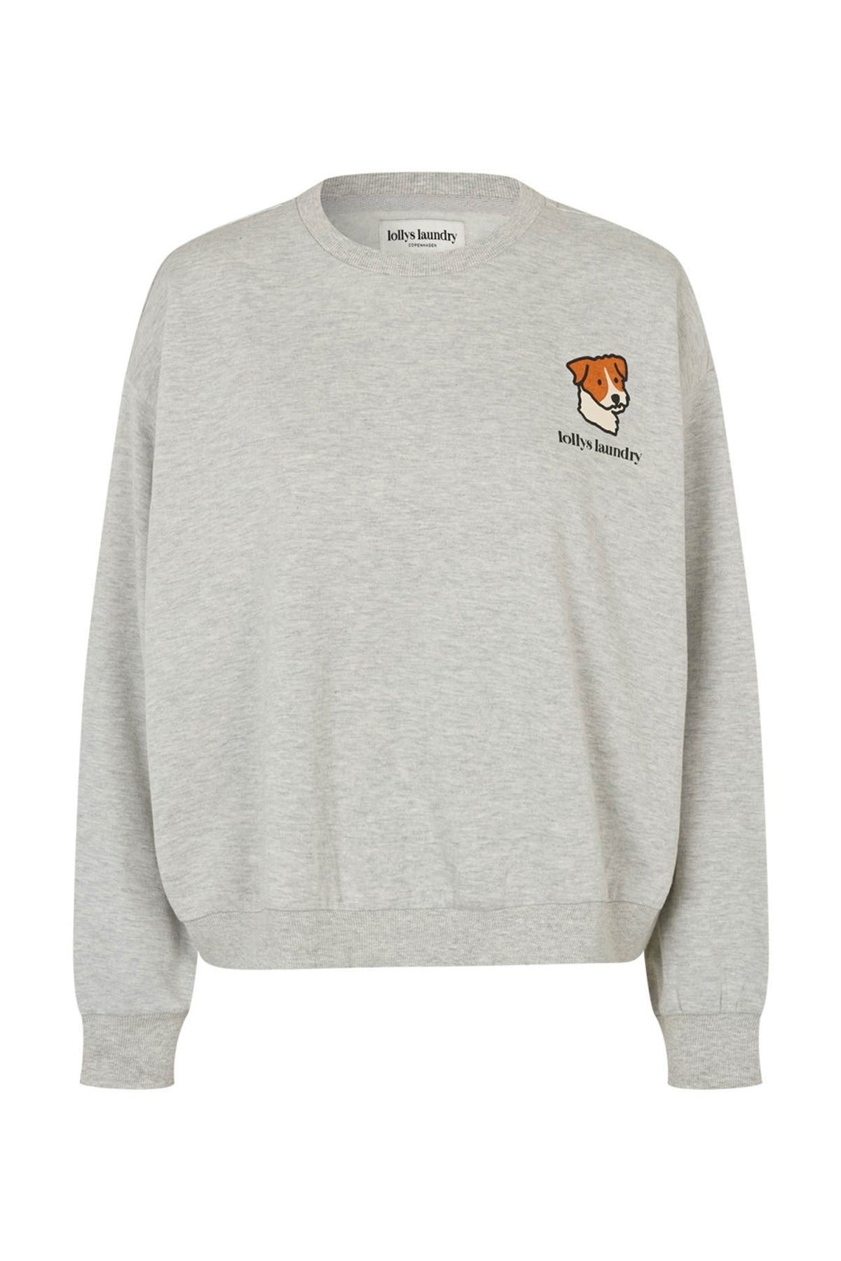 Sydneyll Dog Sweatshirt Ls Light Grey Melange - 26460-1045