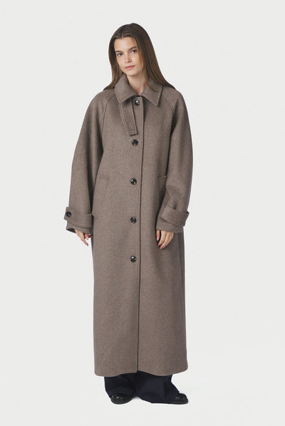 Keaton Wool Coat TAUPE - 165499 Thumbnail