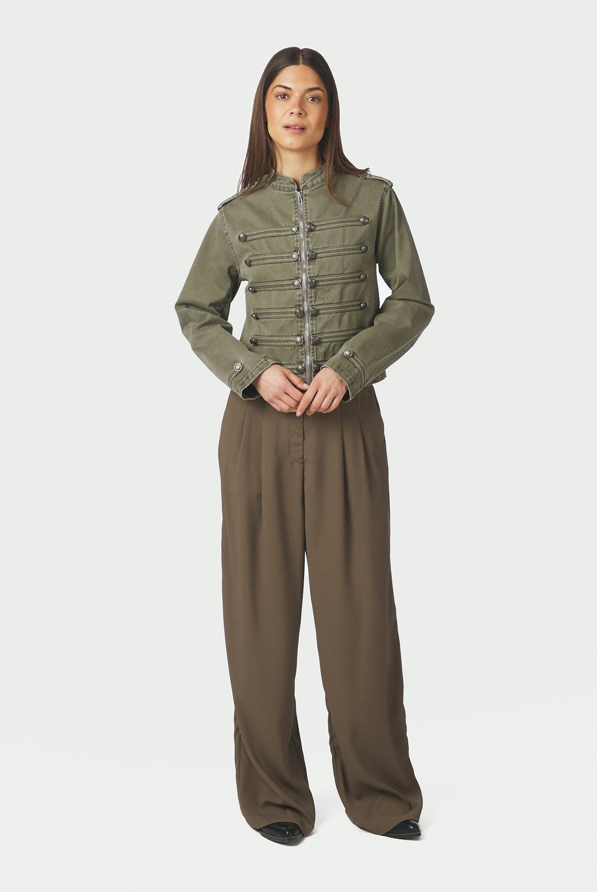 Sivena Denim Jacket ARMY - 169610