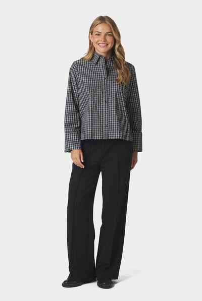Drew Check Bedaz Shirt DARK BLUE - 170198 Thumbnail