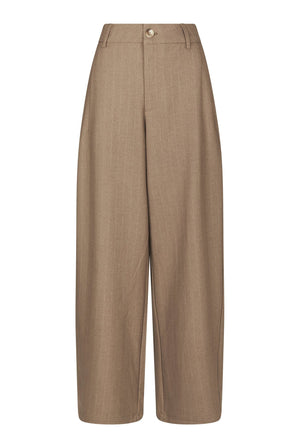 Essiall Pinstripe Pants TAUPE - 170084