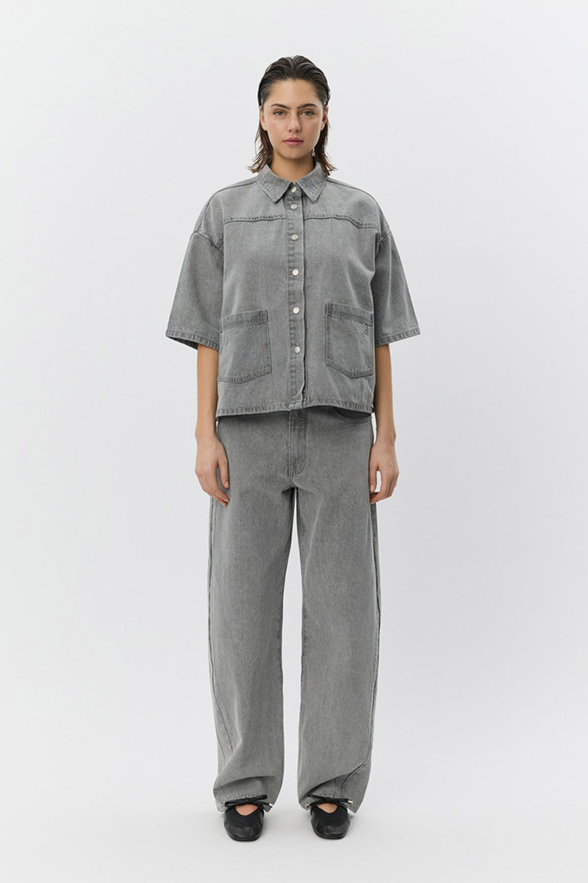 VALENCIASW TAPERED JEANS 8052 Stone Grey - S261265