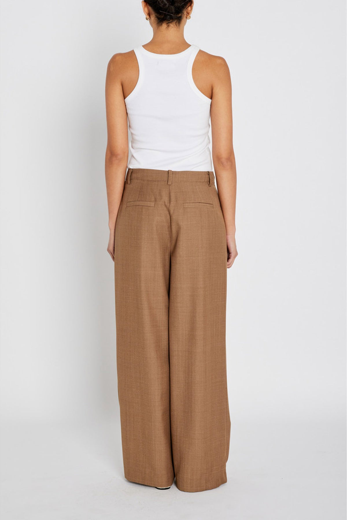 Waterlilybbvala Pants Brown Melange - BBW4753