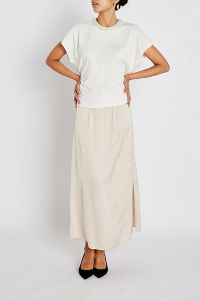 Weckiabbsurina Skirt Beige - BBW4899 Thumbnail