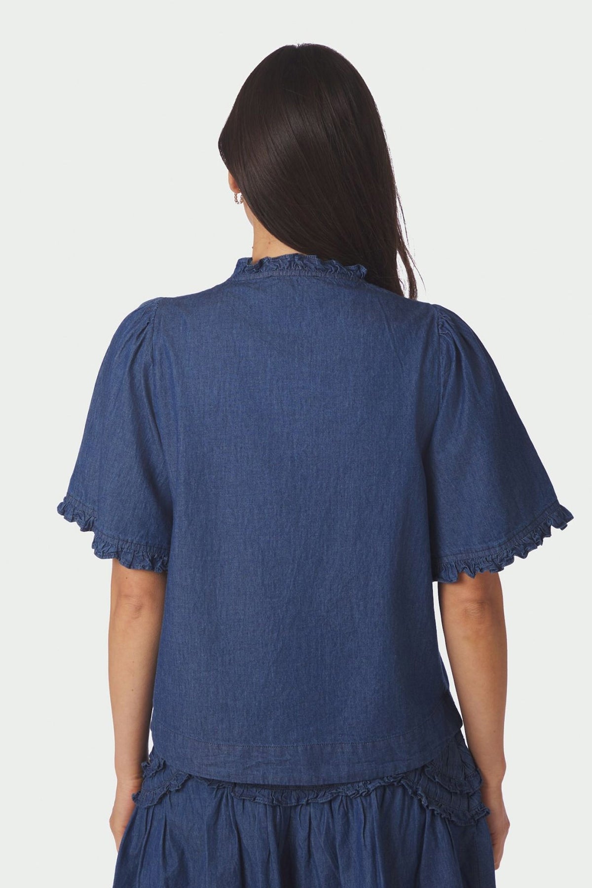 Wendia Denim Blouse Blue - 168895