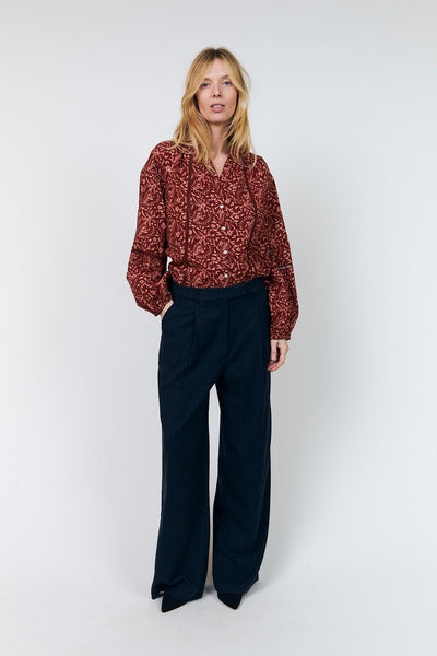 Veroll Shirt Ls RUST - 26441-1030 Thumbnail