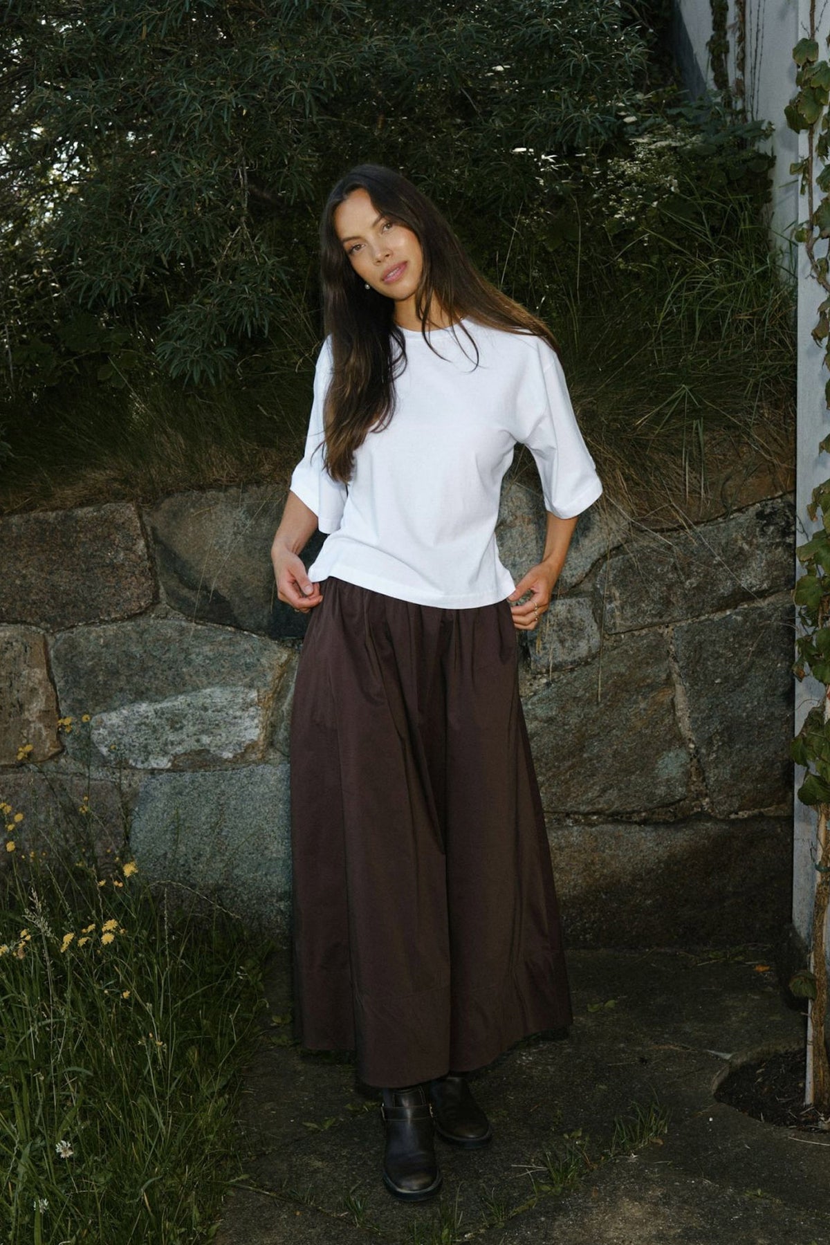 Yara Poplin Chocolate Brown - 158280