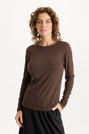 Yvonne t-shirt Brown - 16809