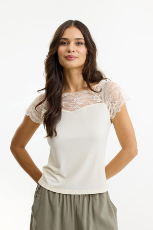 Yvonne top OFF WHITE - 16899