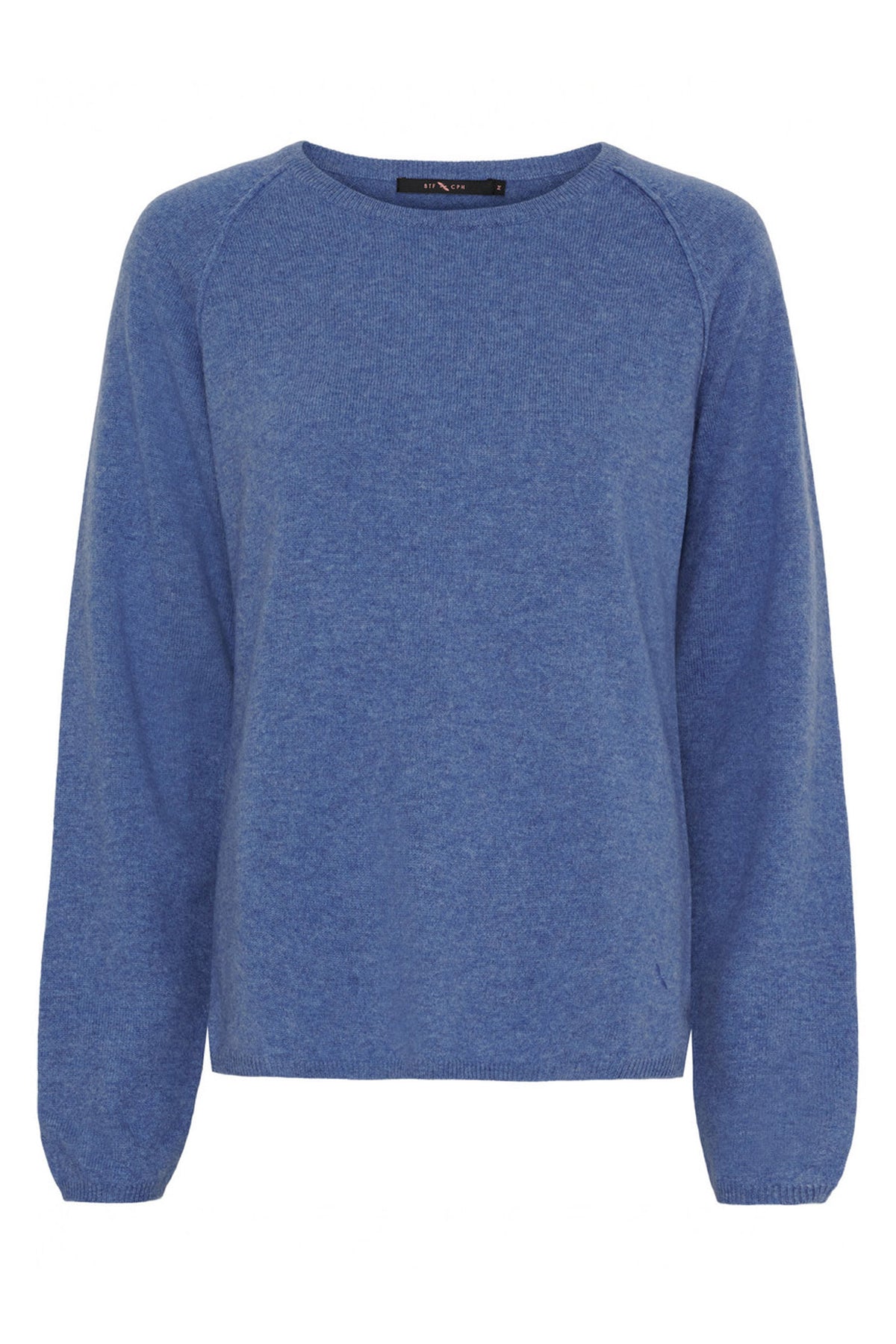 cashmere pullover Royal Blue Melange - 50068