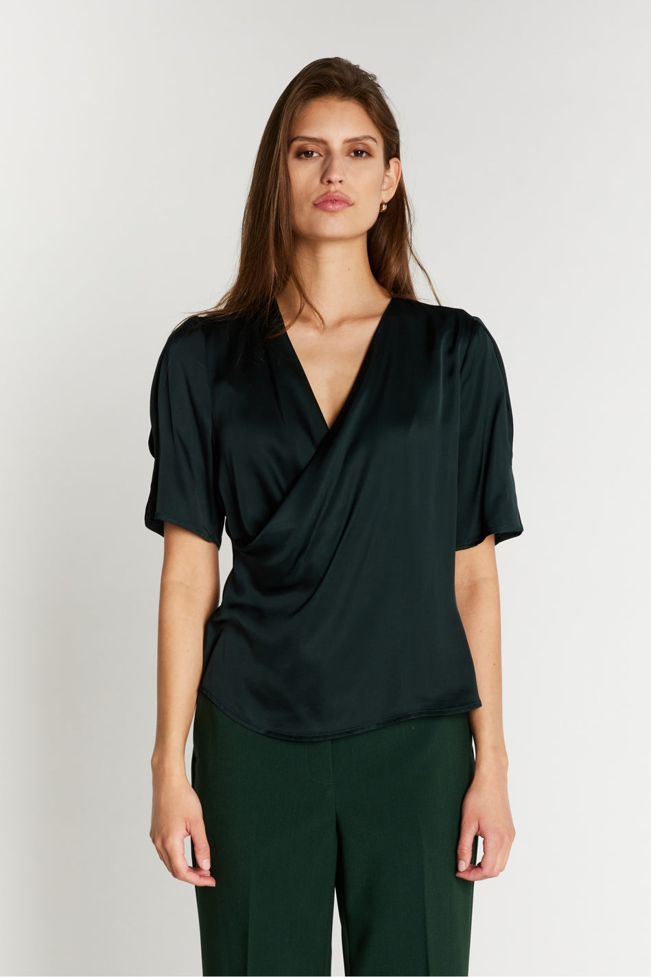 WeckiaBBNeemas blouse Dark green - BBW5103
