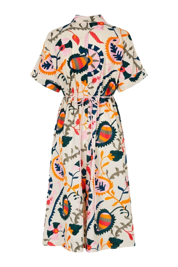 JamieLL Maxi Dress 3/4 70 Multi - 26445-3006
