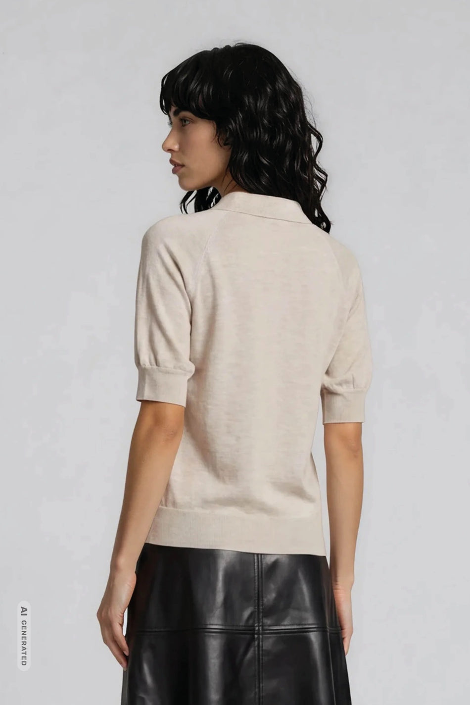Anemonebbhalias Knit Sand melange - BBW3371
