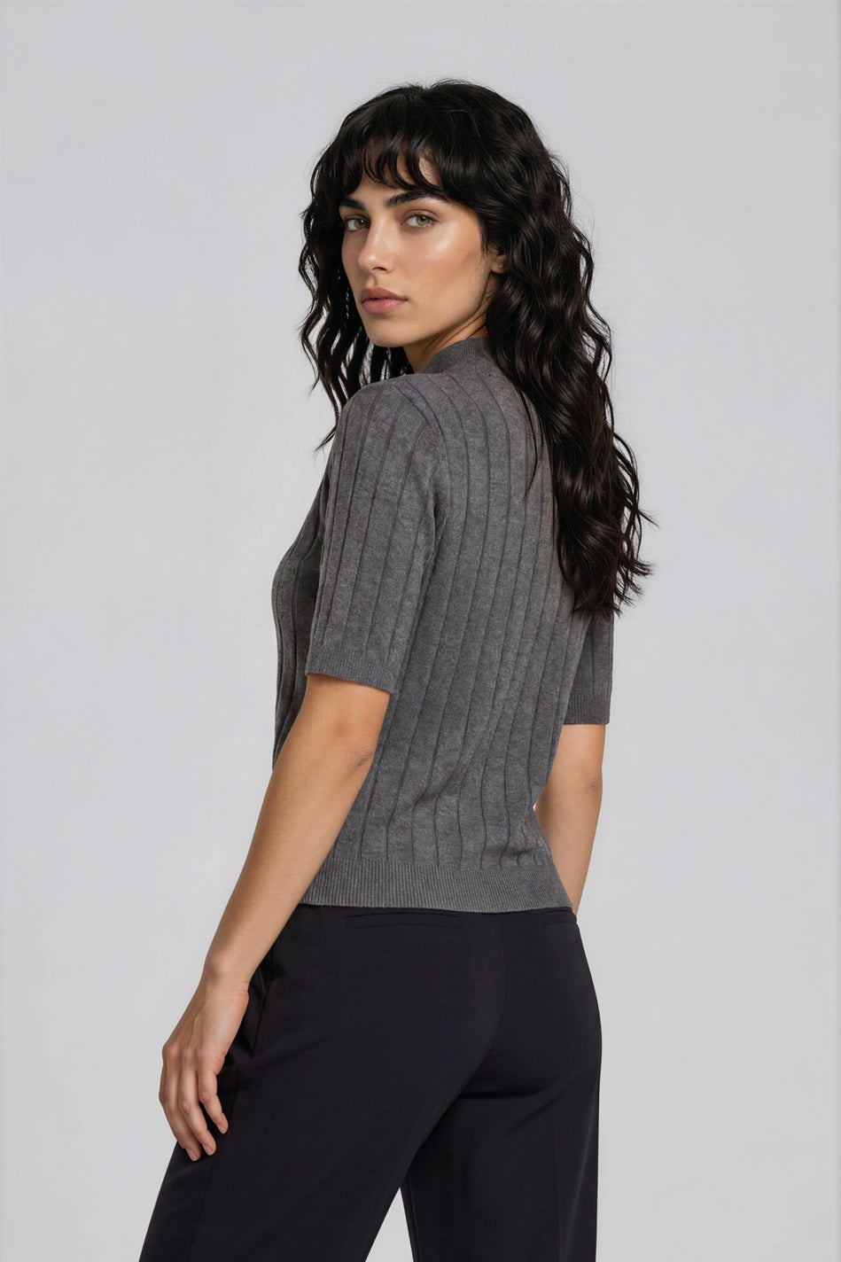 AnemoneBBGlady knit Grey mel - BBW4059