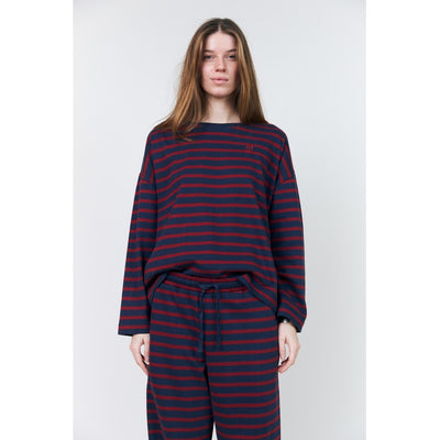 Demill Sweatshirt Ls BORDEAUX - 26412-1068 Thumbnail